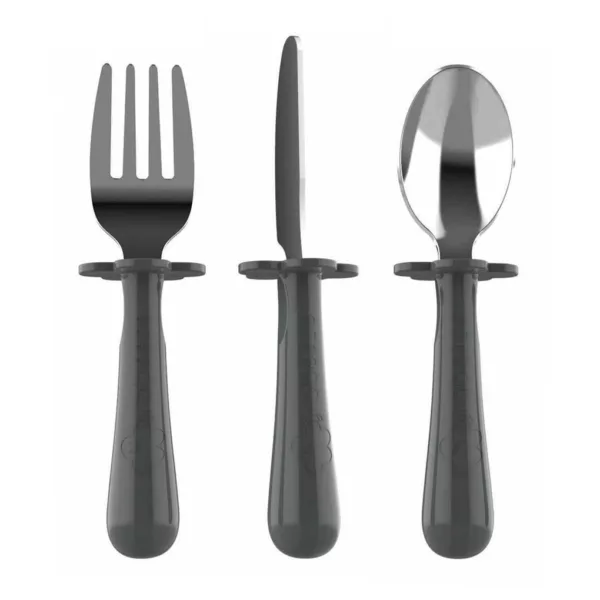 Couverts enfant - gris anthracite