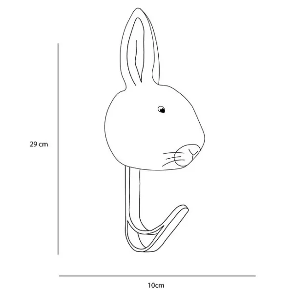Patère lapin blanc – Image 2