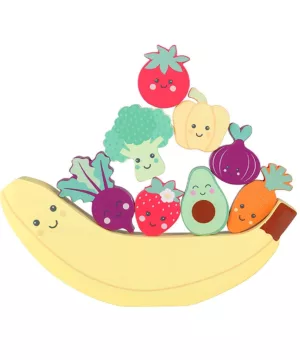 Jeu d'équilibre des joyeux légumes