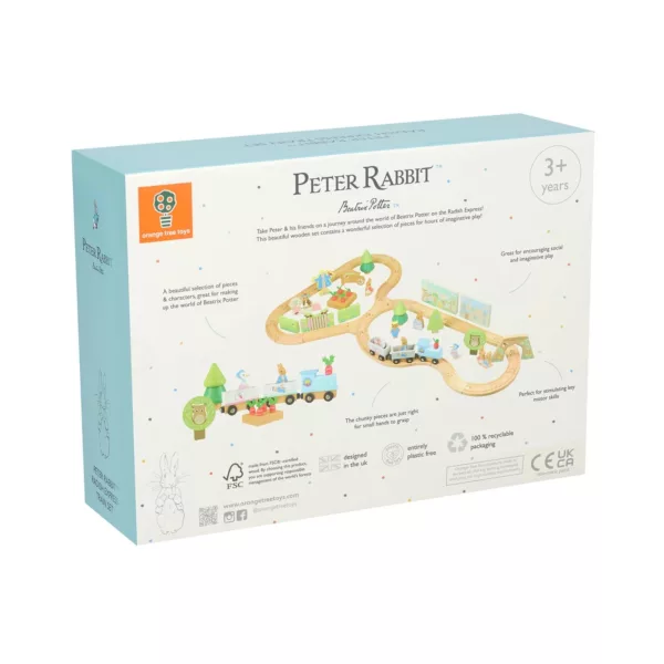 Train en bois - Pierre lapin – Image 2