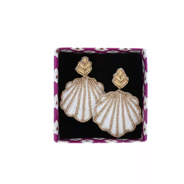 Boucles d'oreilles coquillages – Image 2