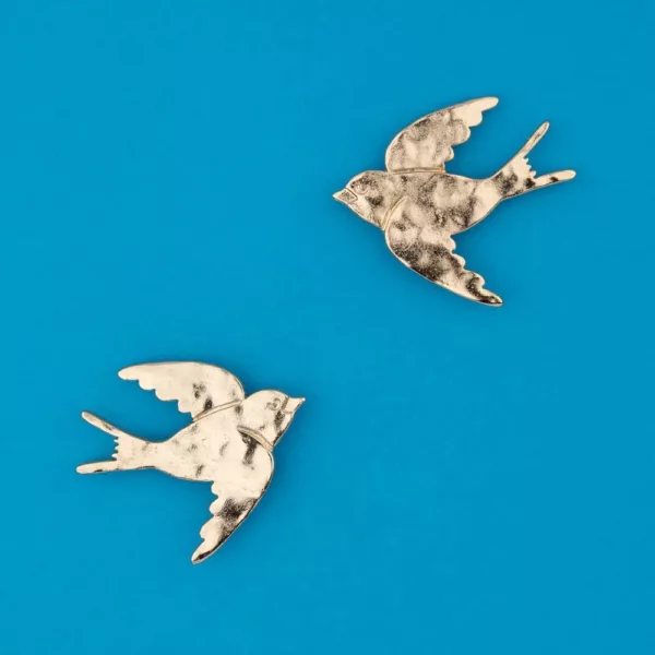 Boucles d'oreilles hirondelles – Image 4