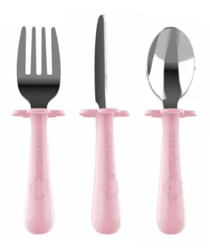 Couverts enfant - rose pâle