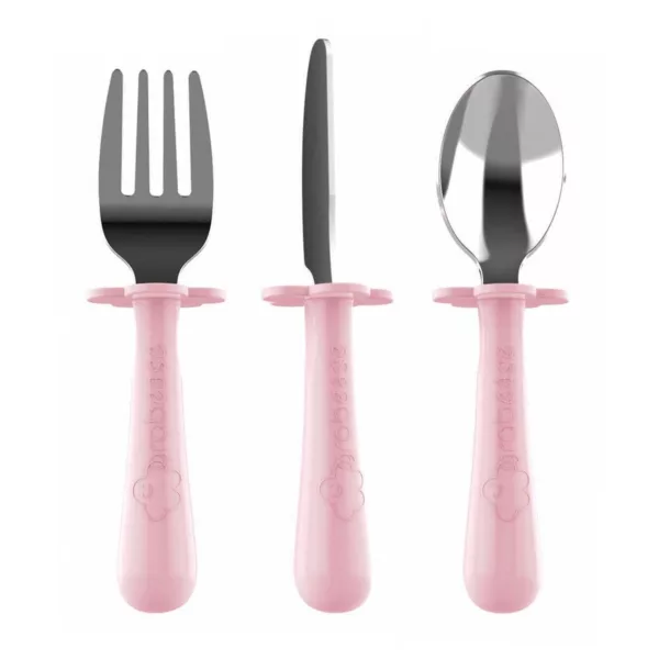 Couverts enfant - rose pâle
