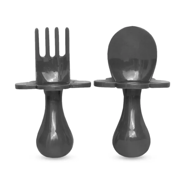 Couverts bébé - gris anthracite