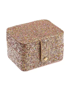 Boîte à bijoux dorée