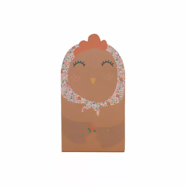 Chaussettes bébé 0-6 mois « La petite poule rousse » – Image 3