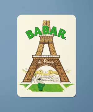 Carte postale - BABAR à Paris