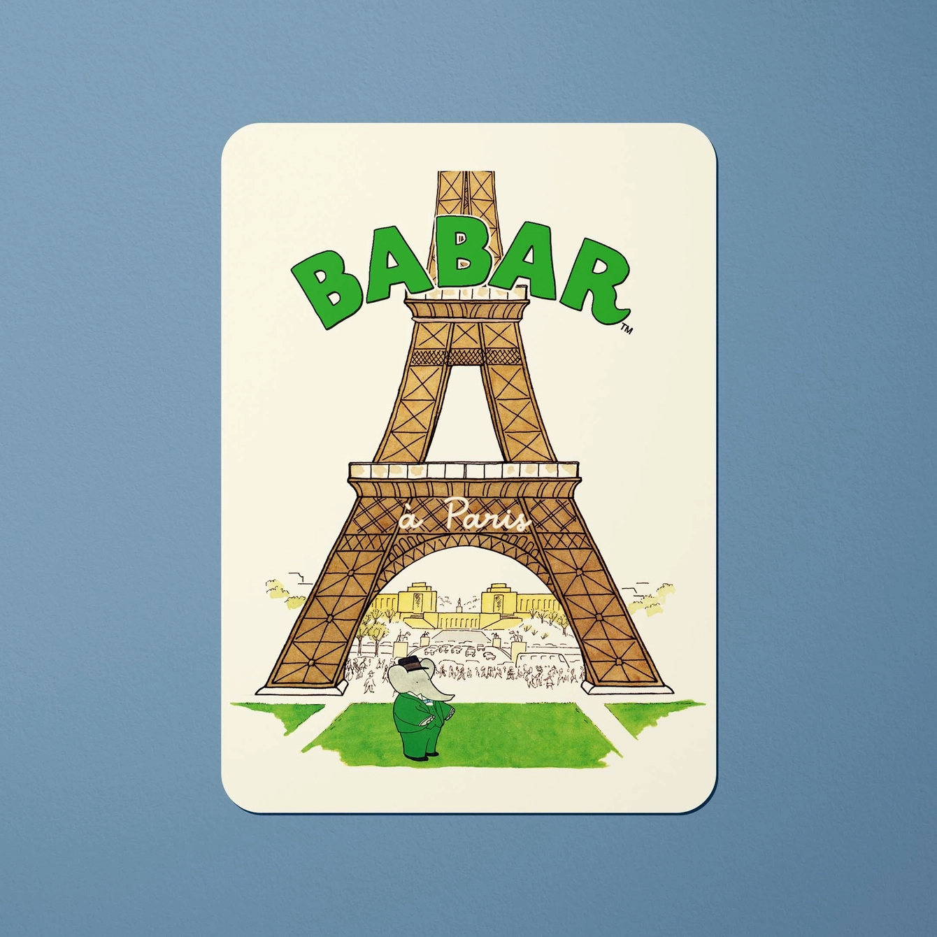 Carte postale - BABAR à Paris