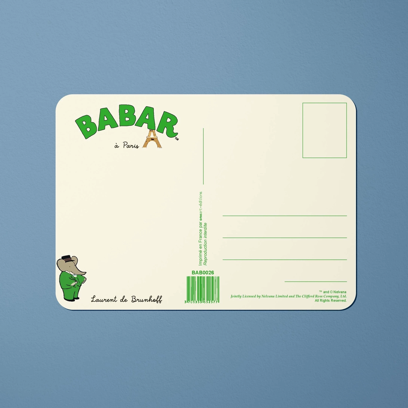 Carte postale - BABAR à Paris – Image 3