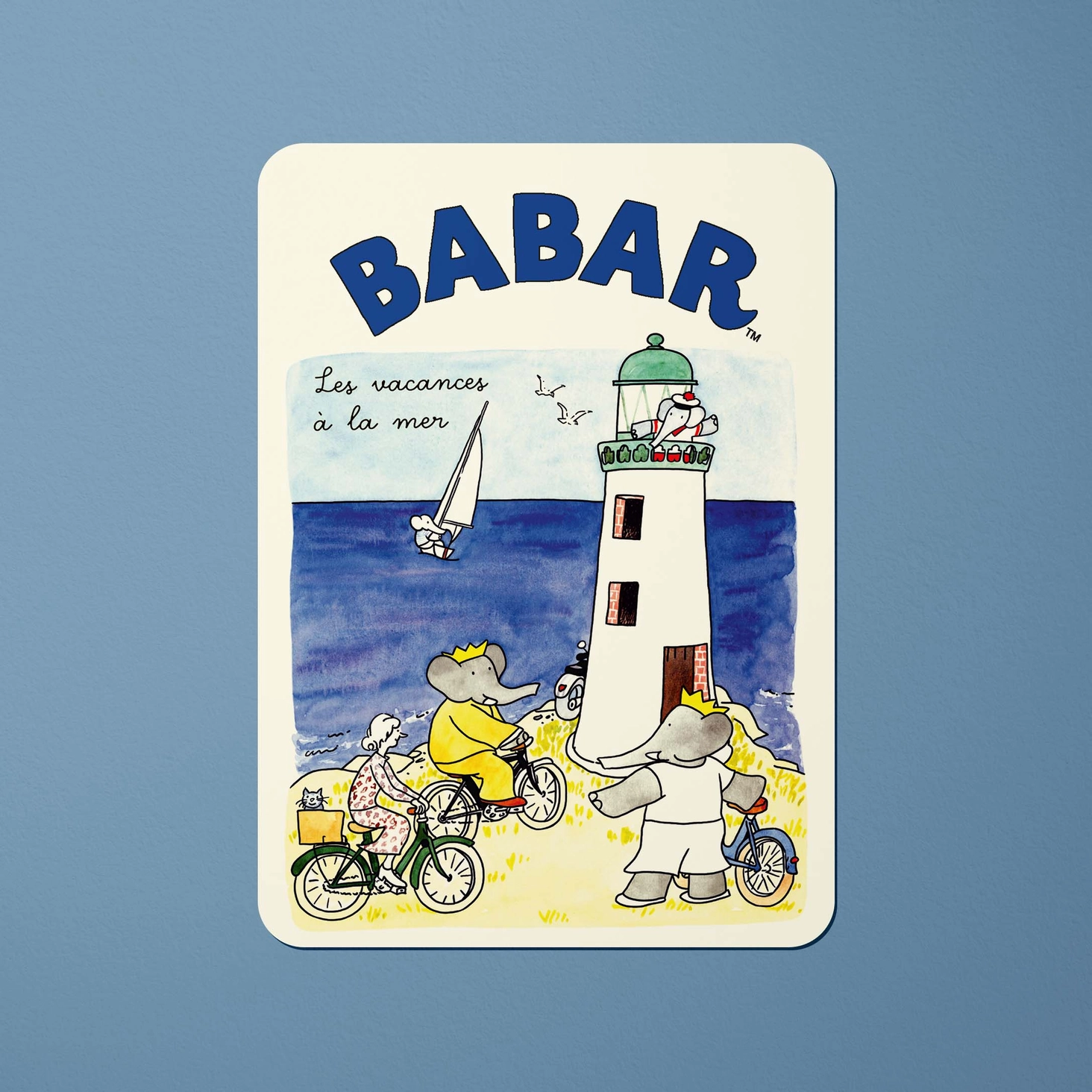 Carte postale - BABAR le voyage