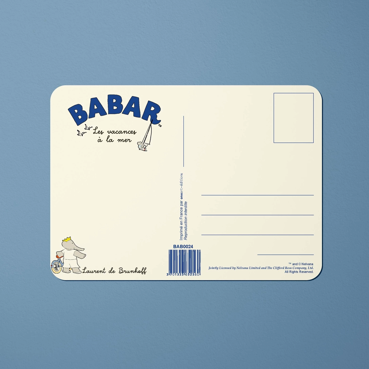 Carte postale - BABAR le voyage – Image 3