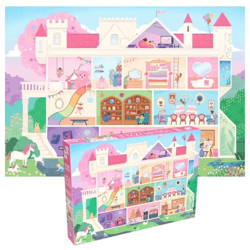 Puzzle 150 pièces - Château de Licorne – Image 2