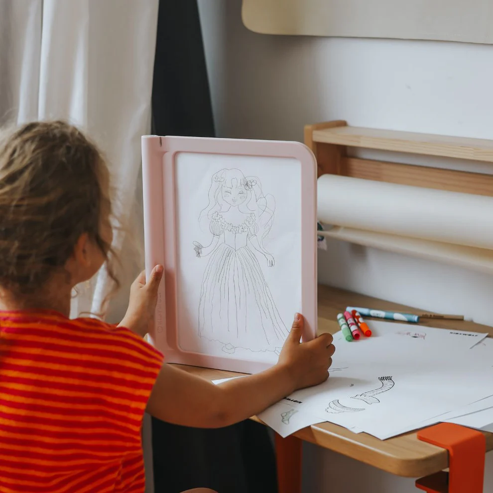K-DRAW PRO TABLETTE LUMINEUSE - Rose Fashion – Image 4