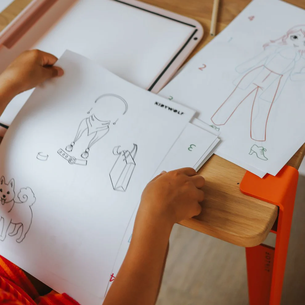 K-DRAW PRO TABLETTE LUMINEUSE - Rose Fashion – Image 6