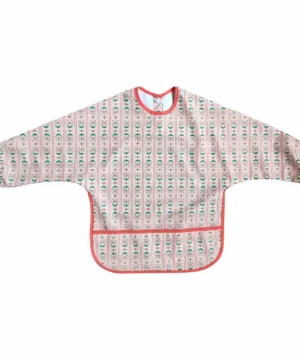 Bavoir tablier manches longues 1-3 ans fleuri - Folk d'été