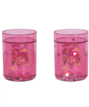 Lot de 2 verres pailletés - Licorne