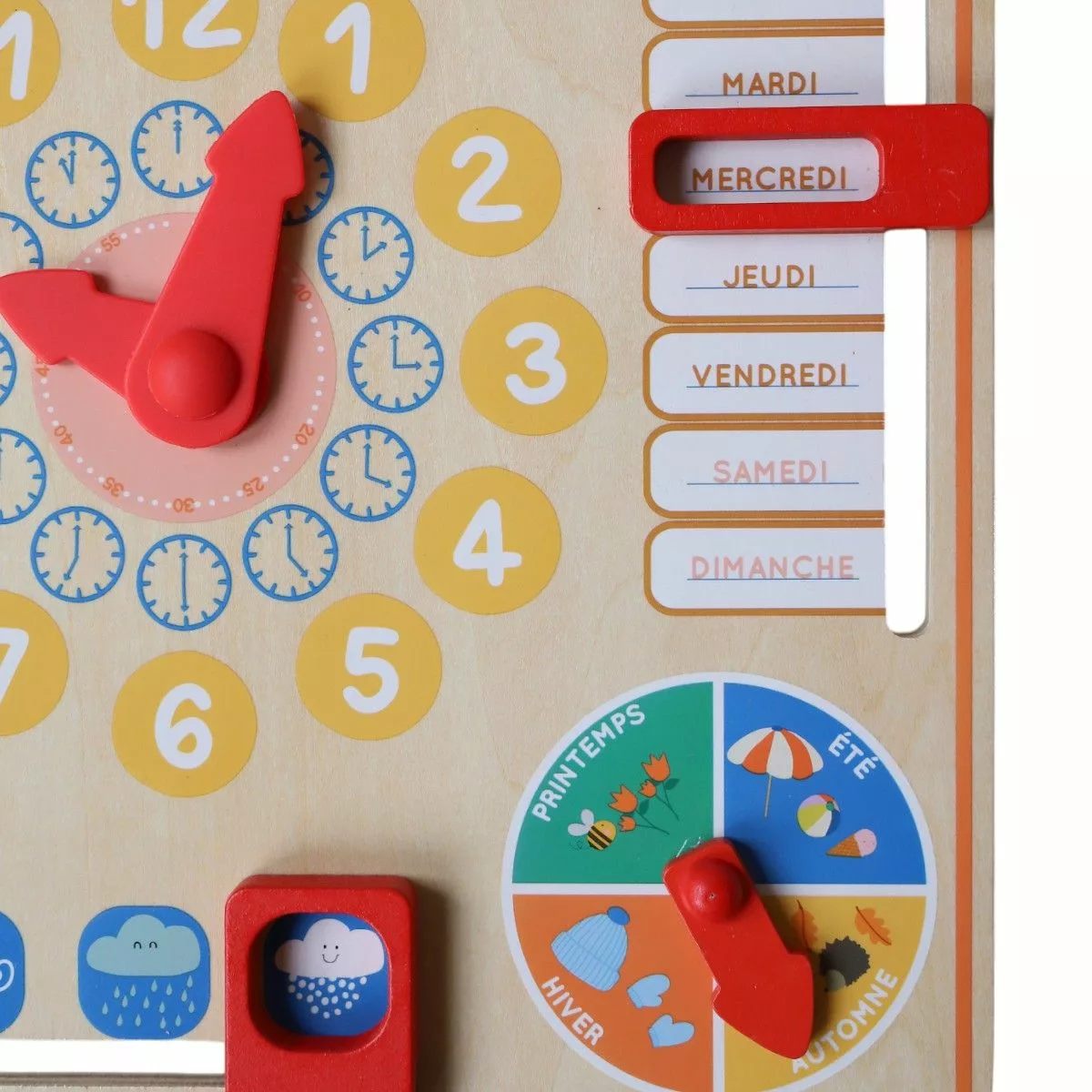 Calendrier éducatif en bois – Image 2