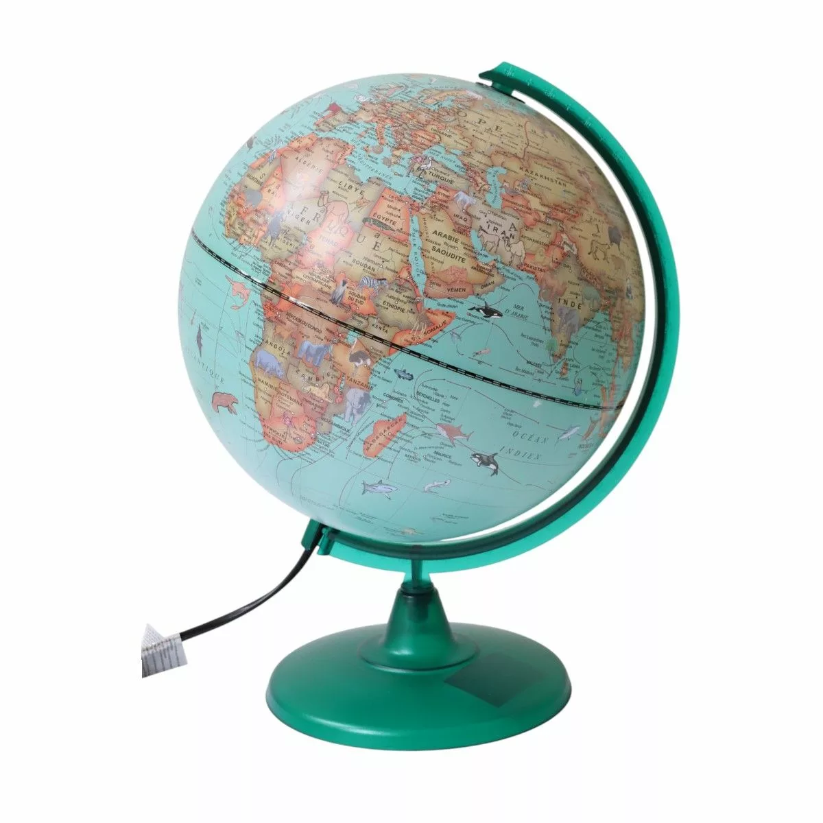 Globe terrestre lumineux | Animaux