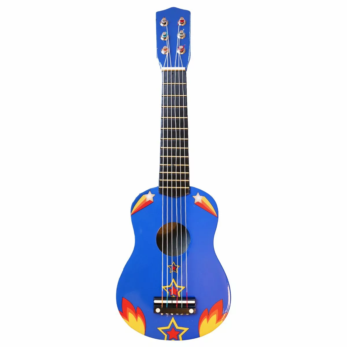Guitare en bois | bleue