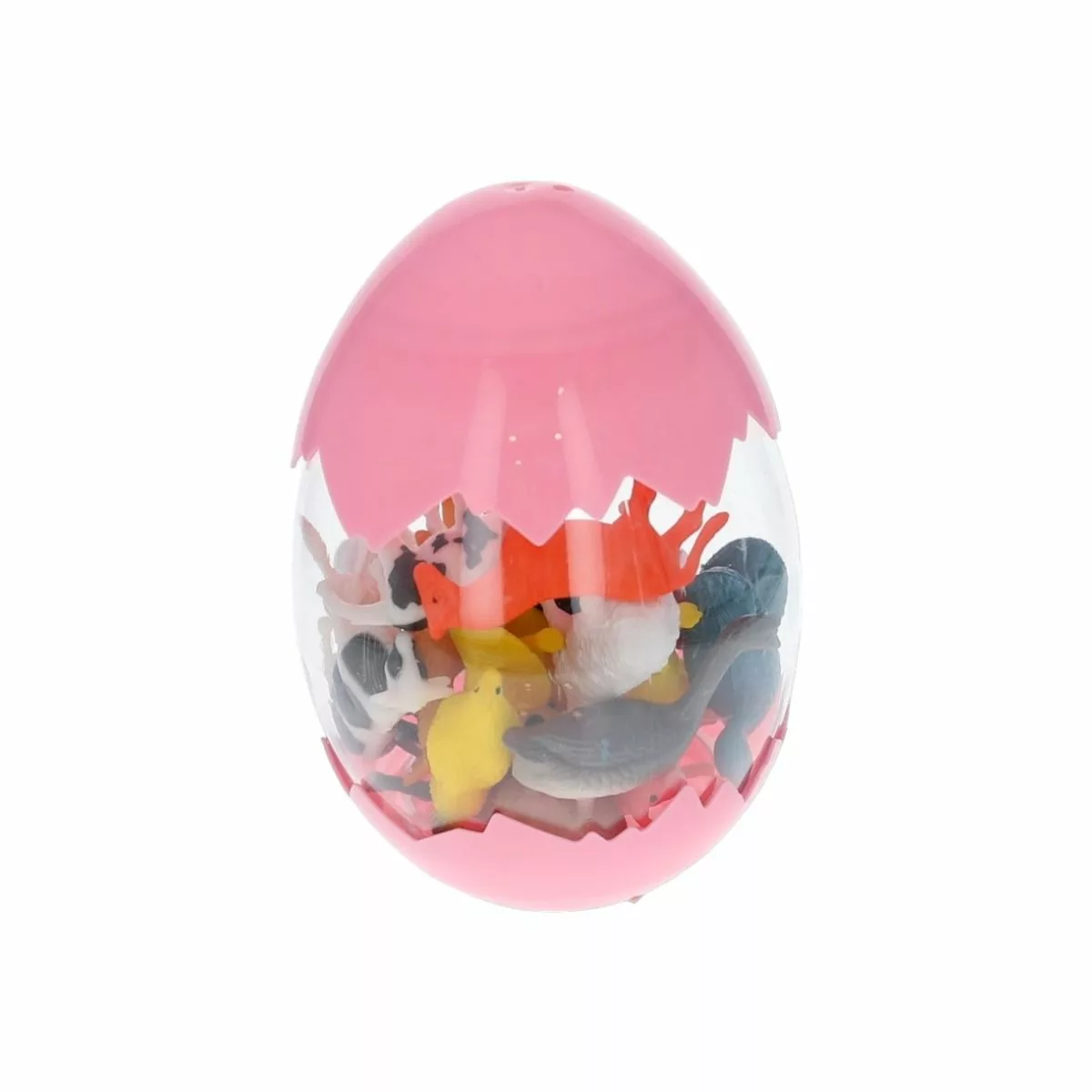 Œuf rose | 15 figurines de la ferme