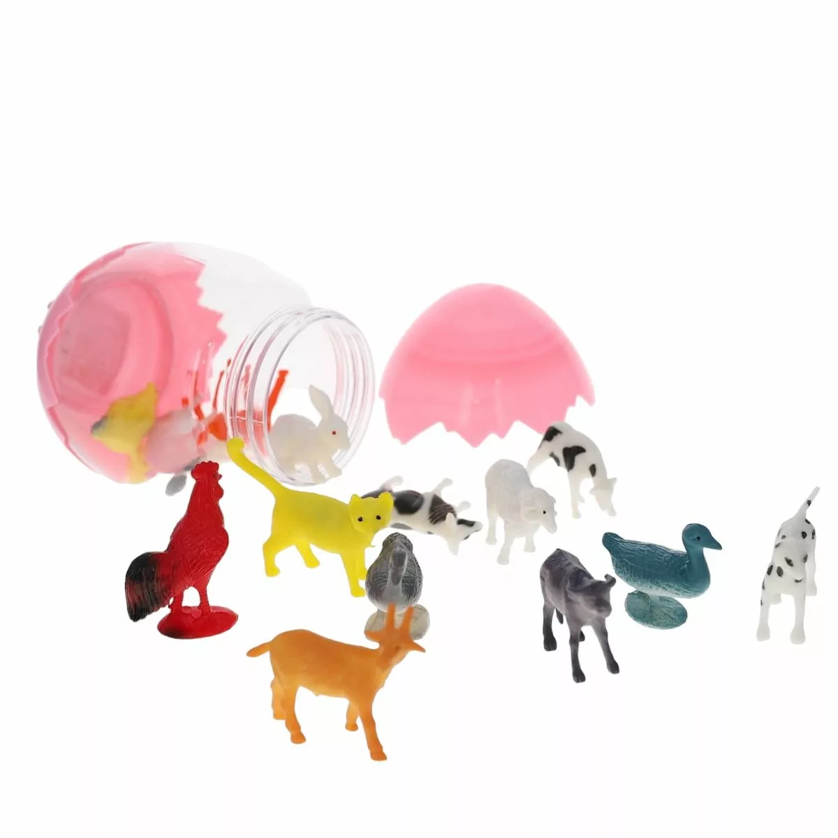 Œuf rose | 15 figurines de la ferme – Image 2