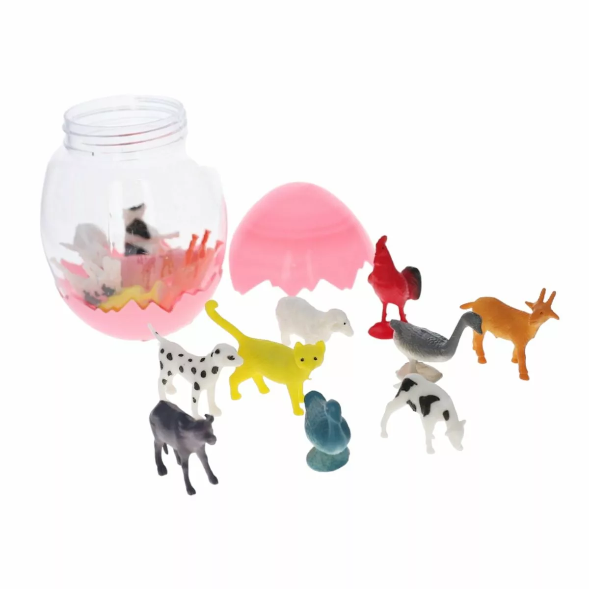 Œuf rose | 15 figurines de la ferme – Image 3