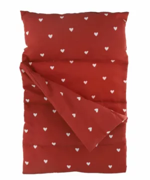 Sac de couchage pour poupée | Cœur