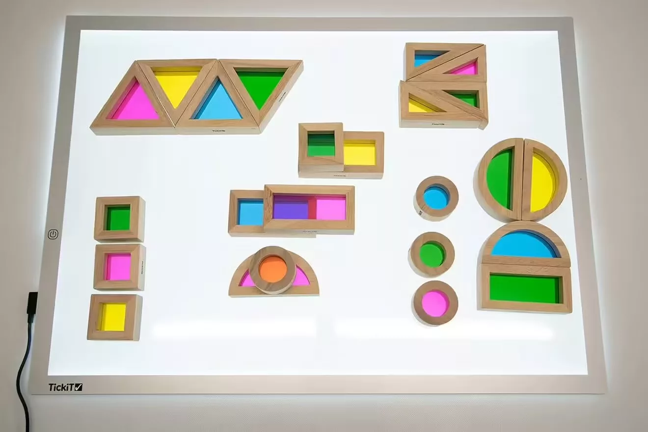 Blocs de construction en bois | Multicolore transparent – Image 6