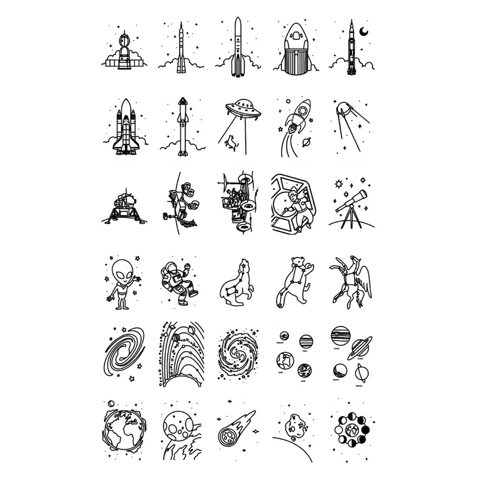 Recharges Kidydraw Mini - Galaxie et Dinosaures – Image 5