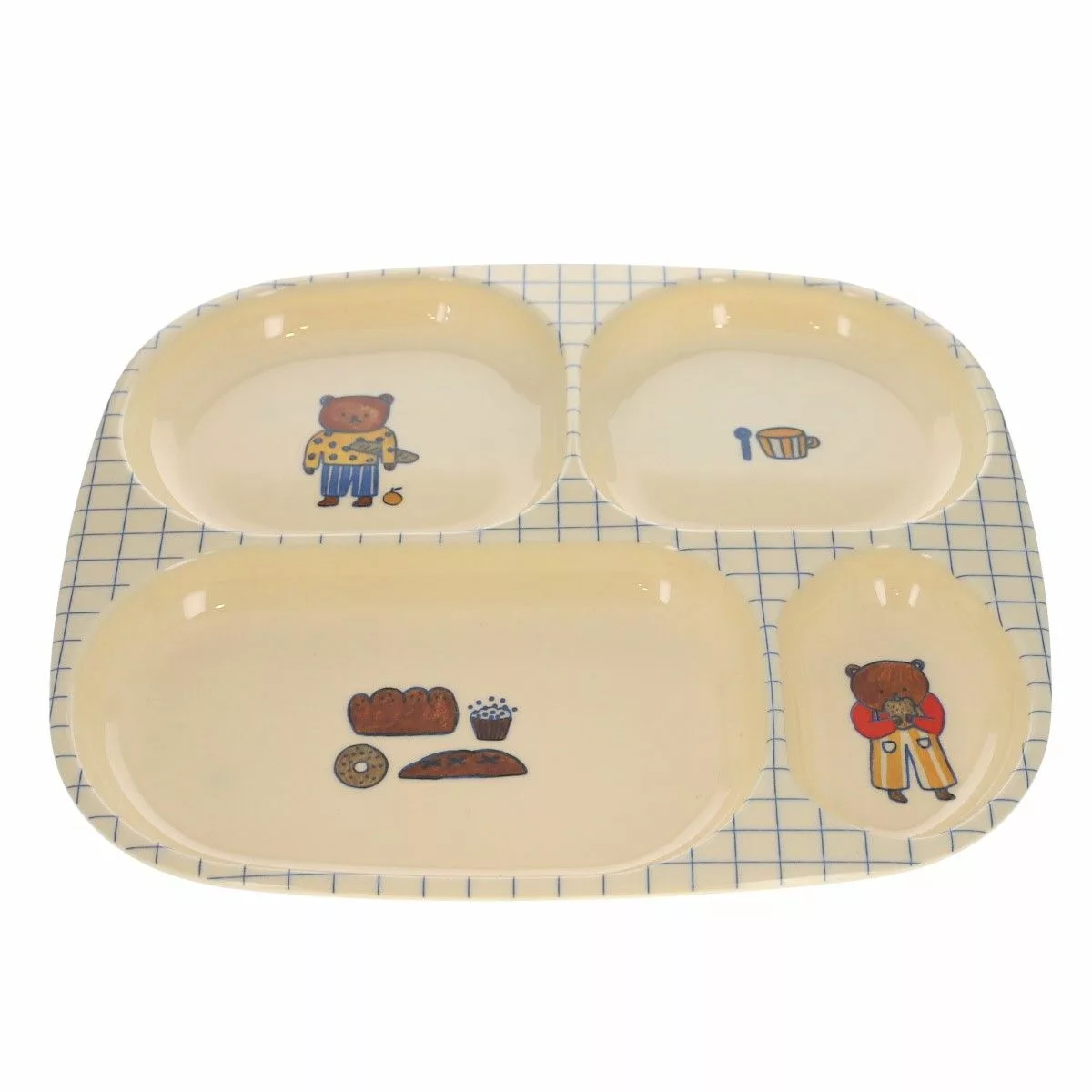 Assiette à compartiments Ours - Petit déj – Image 2