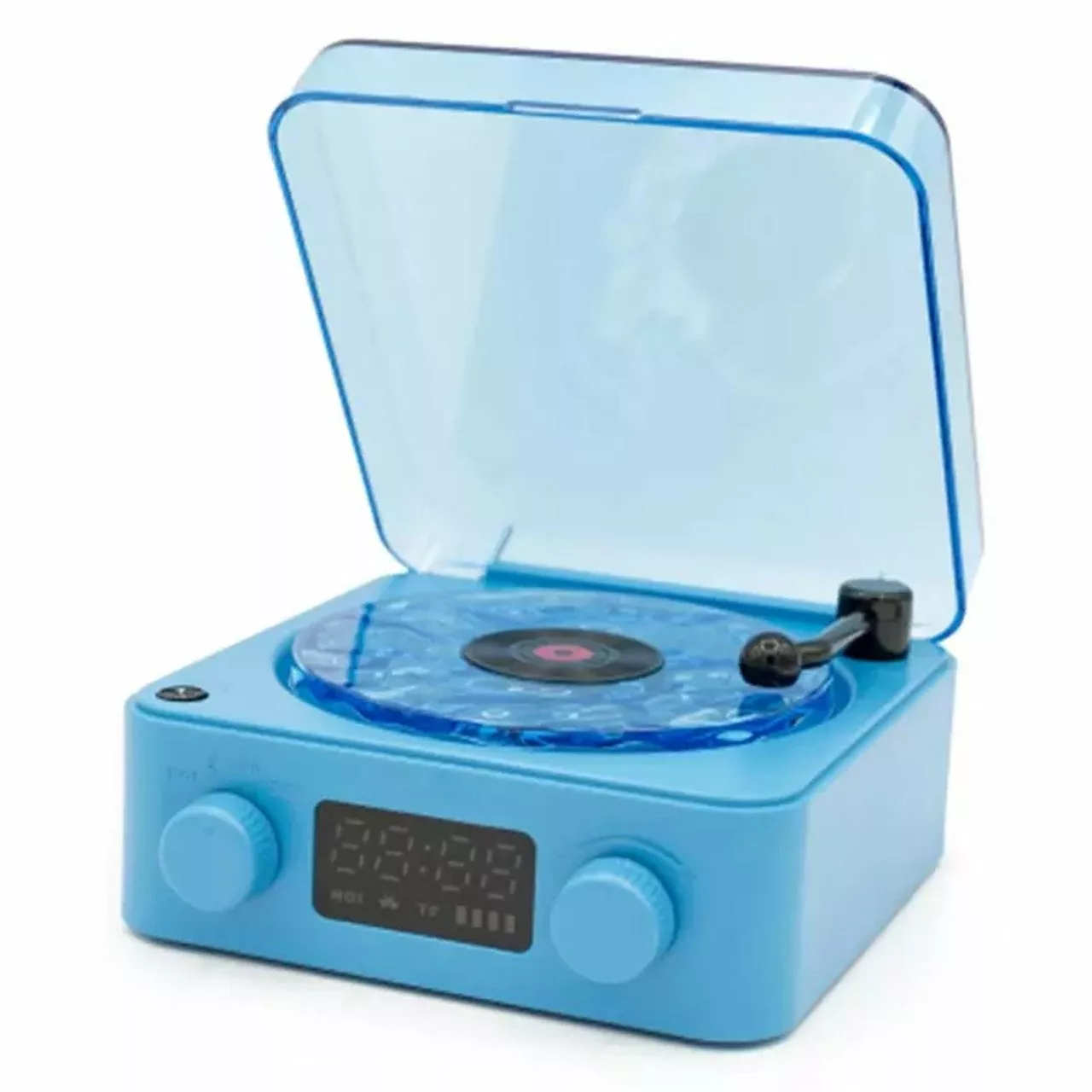 Veilleuse tourne-disque sensoriel magic wave - bleu – Image 2
