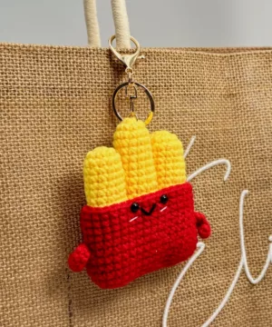 Porte clé & bijoux de sac Frites